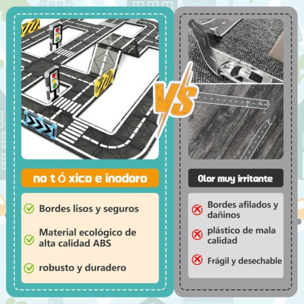 Carreteras magnéticas 50 pcs BuzzoXerex - Imagen 6