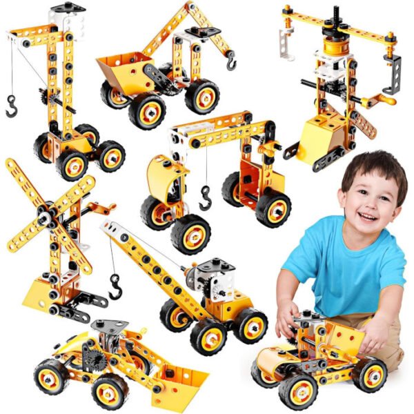 Vehículos de construcción iKidiki 8 en 1