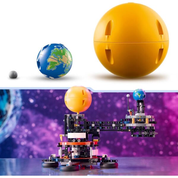 Planeta Tierra y Luna en órbita sistema Solar 526 pcs LEGO Technic - Imagen 7