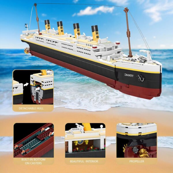 Titanic maqueta 2022 pcs réplica precisa de la película. - Imagen 3
