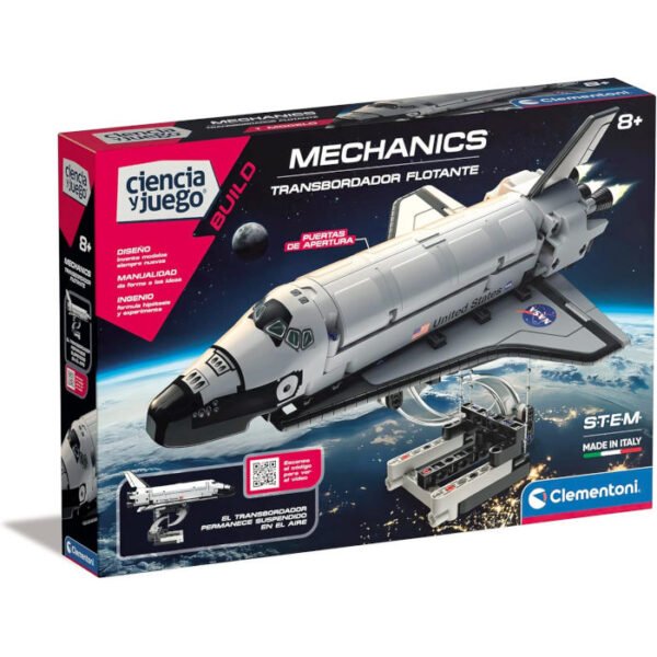 NASA Vehículo transbordador con App Clementoni - 220 pcs Mechanics Lab