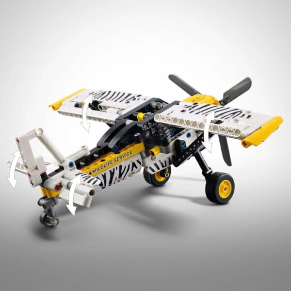 Avioneta maqueta con diseño de Cebra LEGO Technic 333 pcs - Imagen 4