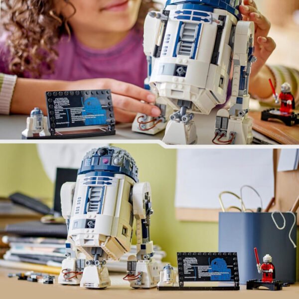 R2-D2 figura articulada cabeza Giratoria periscopio y herramientas LEGO Star Wars - Imagen 7
