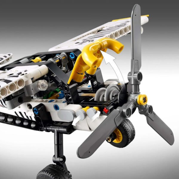 Avioneta maqueta con diseño de Cebra LEGO Technic 333 pcs - Imagen 3