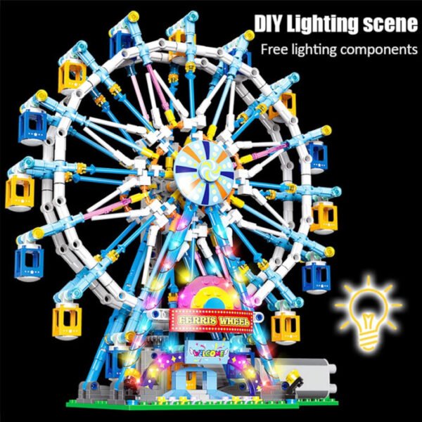 Noria giratoria con luces 870 pcs NEWRICE - Imagen 5