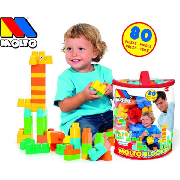Bolsa de bloques de 80 pcs MOLTO - Imagen 2