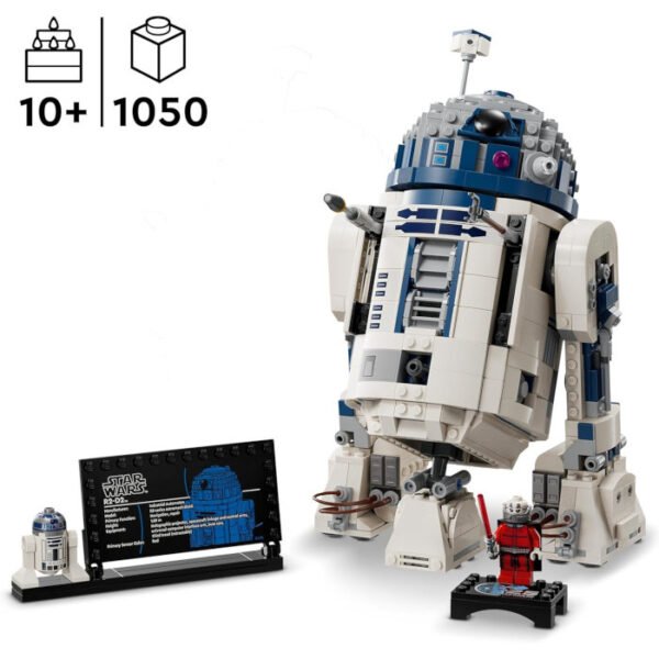 R2-D2 figura articulada cabeza Giratoria periscopio y herramientas LEGO Star Wars - Imagen 5