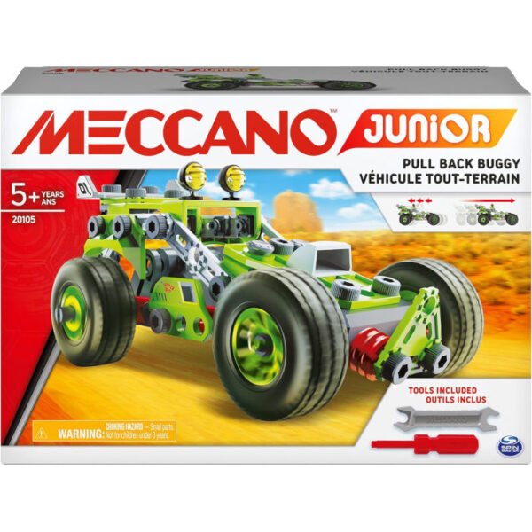 Buggy con motor de fricción deluxe 3 en 1 de MECCANO 138 pcs