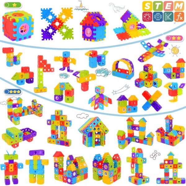 Bloques de construcción entrelazados 160 pcs TOMYOU - Imagen 3