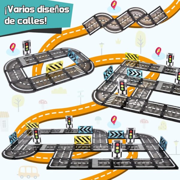 Carreteras magnéticas 50 pcs BuzzoXerex - Imagen 3