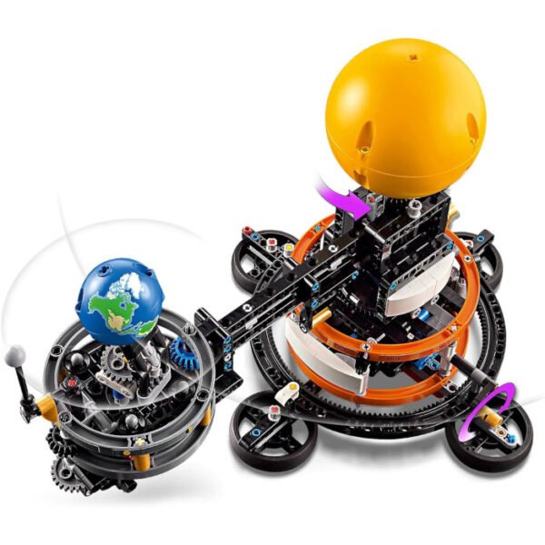 Planeta Tierra y Luna en órbita sistema Solar 526 pcs LEGO Technic - Imagen 5