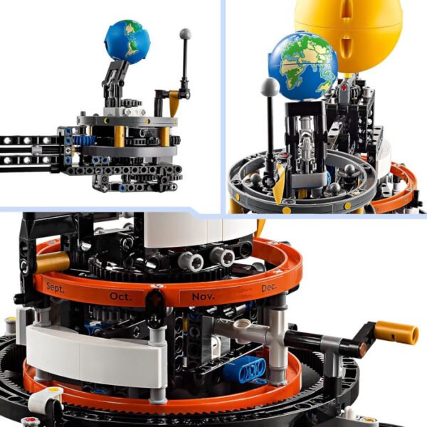Planeta Tierra y Luna en órbita sistema Solar 526 pcs LEGO Technic - Imagen 6
