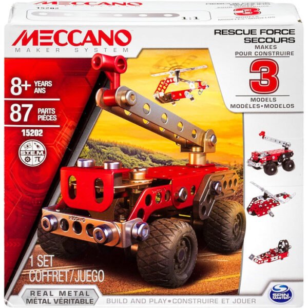 Modelos de vehículos de emergencia 3 en 1 de MECCANO - Imagen 4