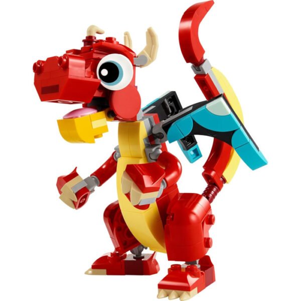 3 en 1 Dragón rojo, figura de pez o ave fénix LEGO Creator - Imagen 6