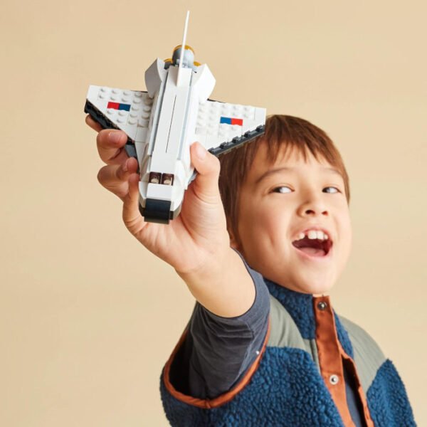 3 en 1 Lanzadera espacial o figura de astronauta o nave de juguete LEGO Creator - Imagen 3