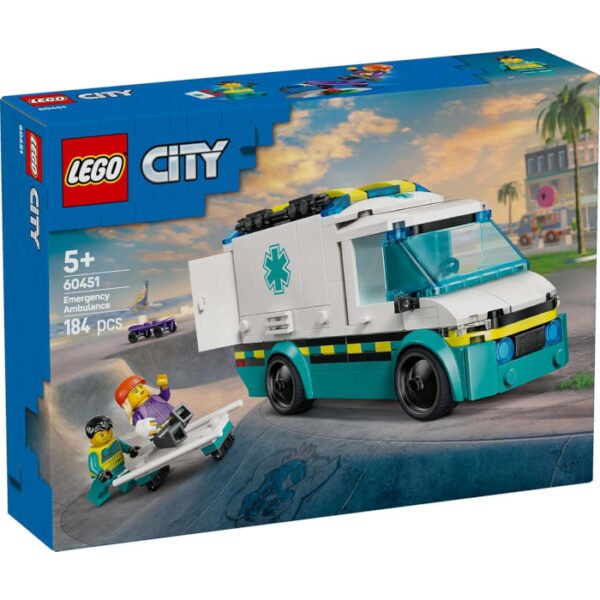 Ambulancia de emergencias juguete educativo Montessori de LEGO City - Imagen 5