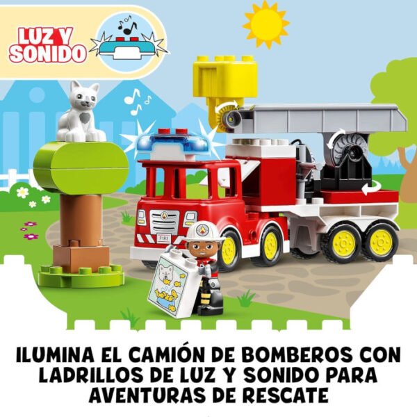 Camión de bomberos de rescate LEGO Duplo - Imagen 4