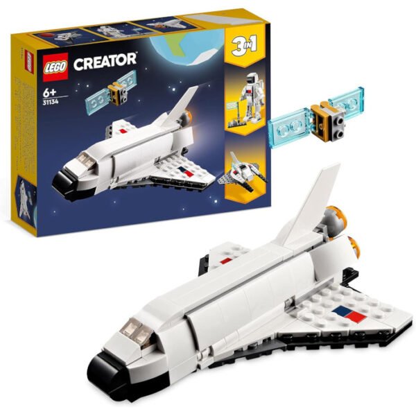 3 en 1 Lanzadera espacial o figura de astronauta o nave de juguete LEGO Creator