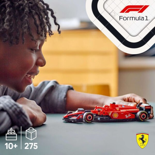 Coche de Carreras Ferrari SF-24 F1 de LEGO Speed - Imagen 4