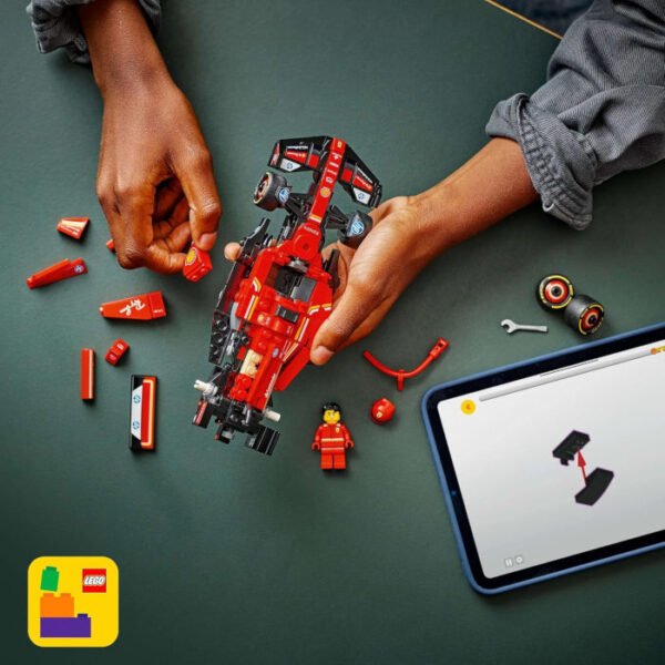 Coche de Carreras Ferrari SF-24 F1 de LEGO Speed - Imagen 5